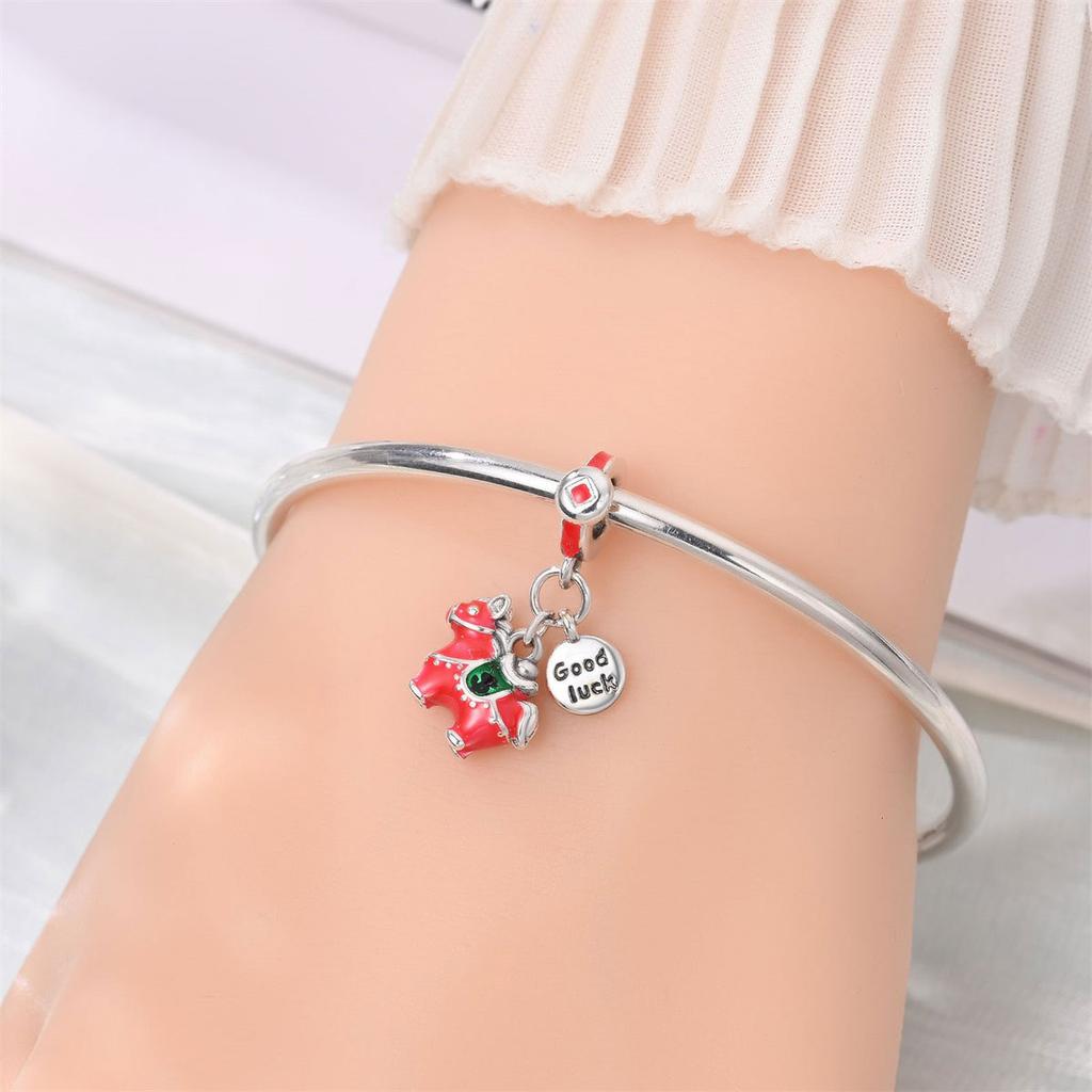 New Year'S Koi Lion Dance Chinese Knot Beaded Diy Bracelet Necklace Accessories Accessories