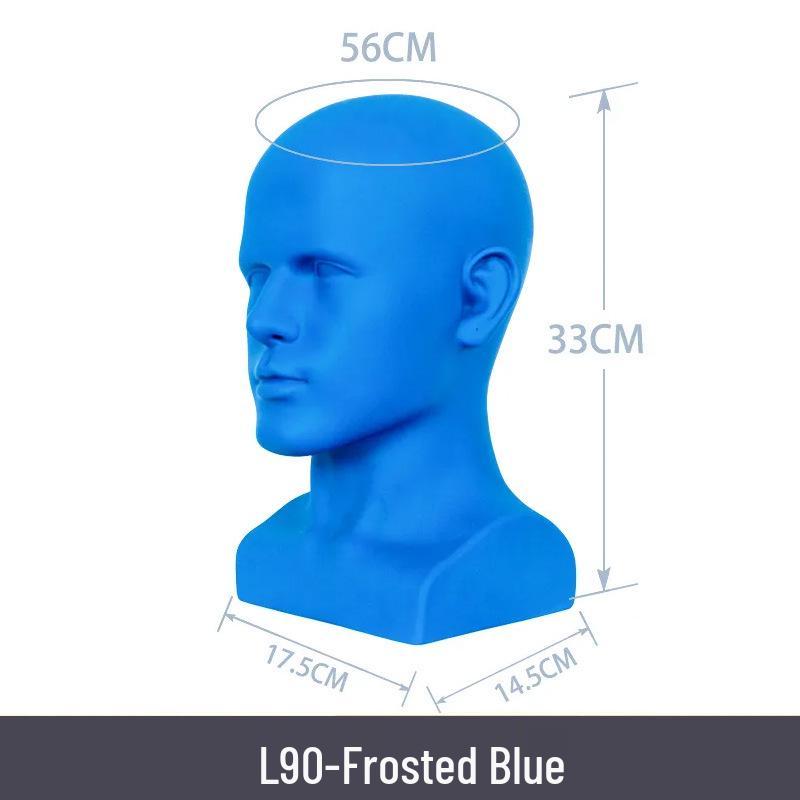 Multifunctional Display Mannequin Head for Spray Paint Hat, Bow Tie, Glasses, and Mask Props
