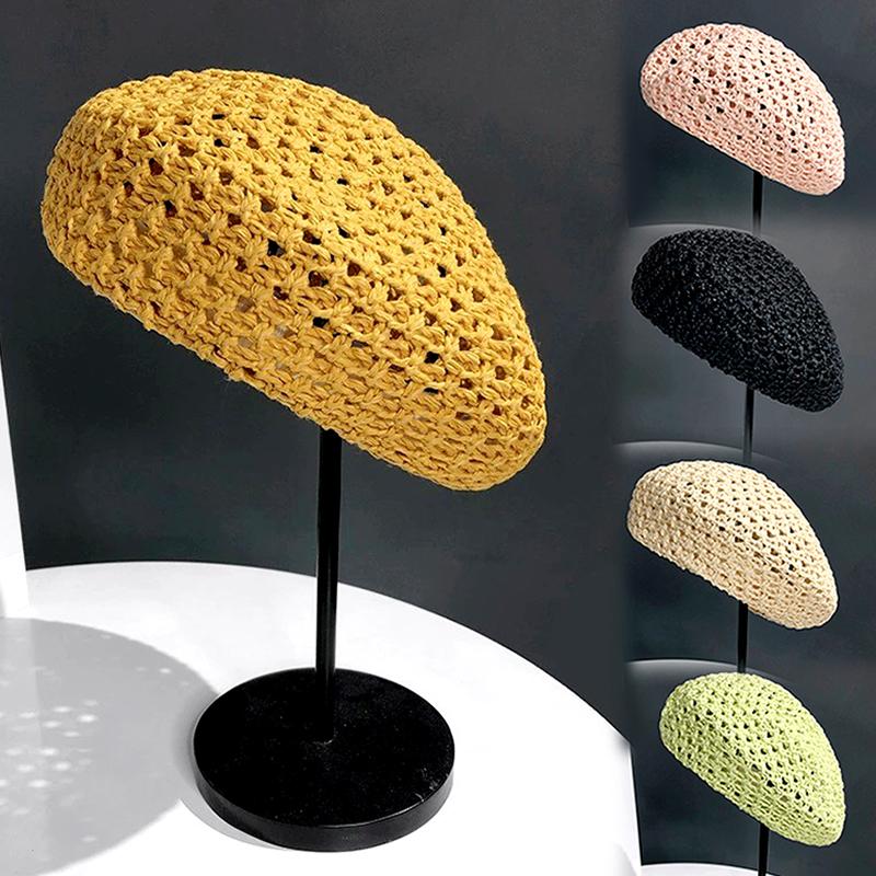 

Женские береты, шапки, кепки ручной работы в стиле ретро, ​​модные аксессуары