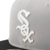 Cap 59FIFTY 14562005 NER35C4087 CWS Grey ONSPOTZ Special Order SIDE PATCH 2Tone MLB Chicago White Sox SOX MLB Flat Visor Unisex Sun Protection UV Care