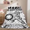 Super Mario Awesome 2D Print Flannel Blanket, Cartoon Style for Bedroom, Soft Bedding for Travel Throw_LIAN