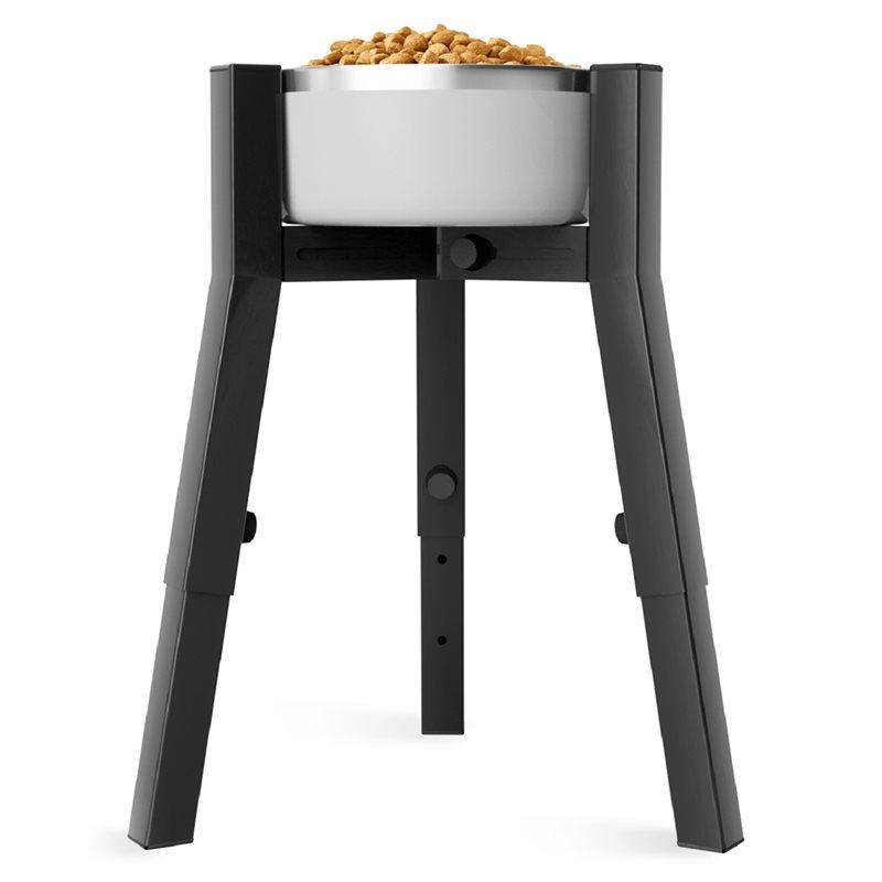 Fresh Tall Adjustable Dog Food Stand In Metal, For Medium& Large& Extra Large Dogs, Includes Not Bowls