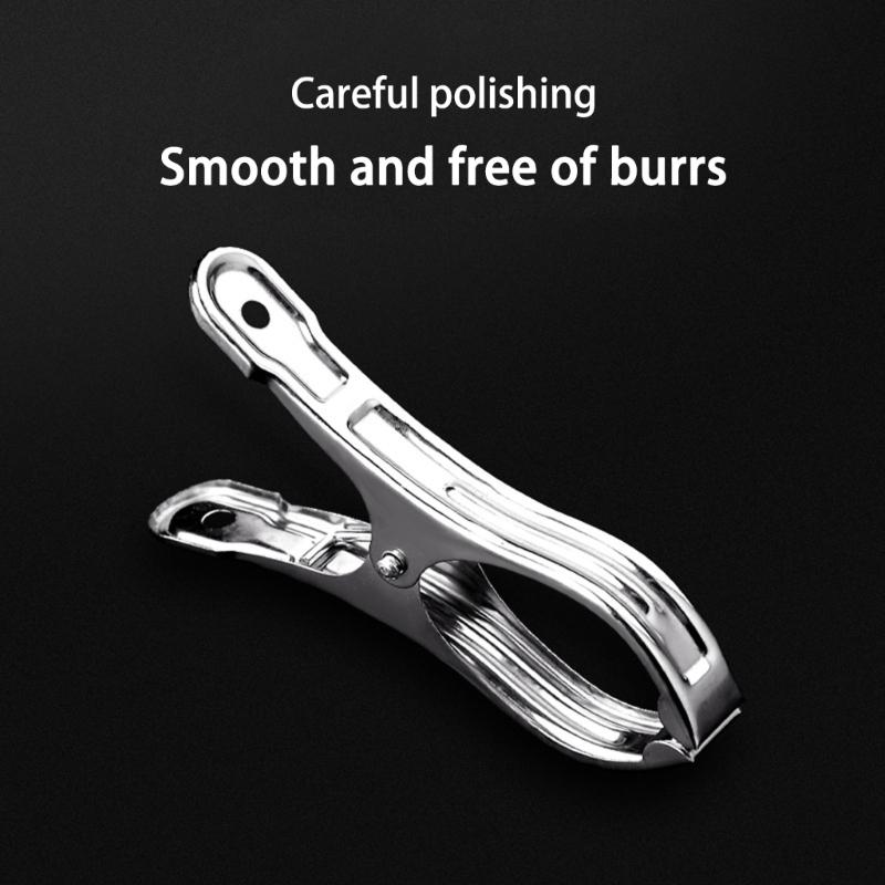 Pack of 20 Stainless Steel Clothespins Stainless Steel Clip With Rustproof Spring for Laundry Craft Home Organization