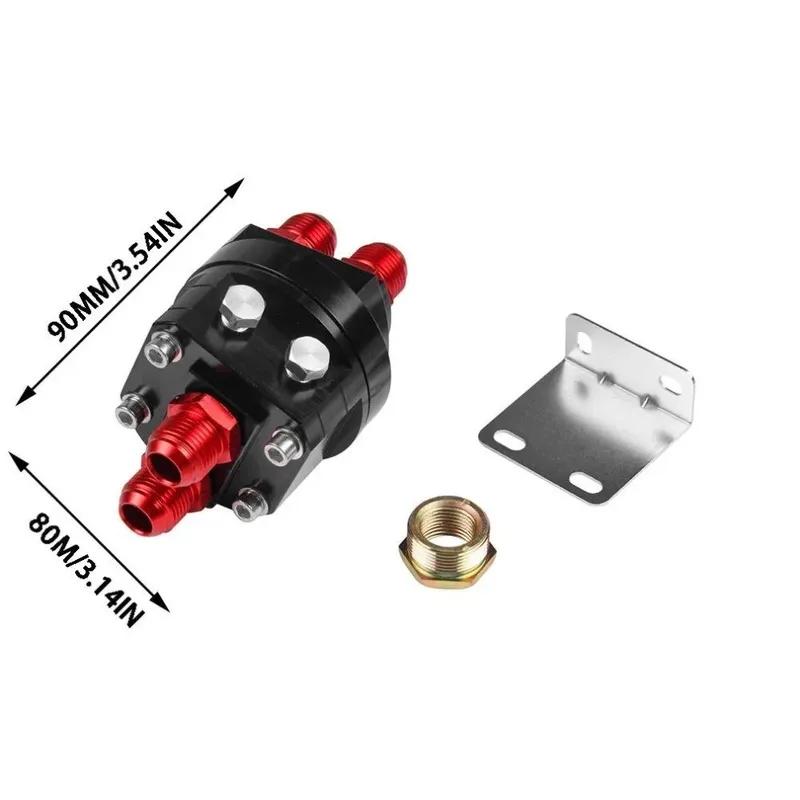 Car Split-Type Oil Temp & Pressure Gauge With Oil Cooler Adapter Oil Pressure Gauges Automobiles Interior Parts