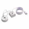 Aquarium Humidifier 2-IN-1 Mist Maker Colorful LED Lights Mini Water Pump Fogger 5V with Water Pump Fog Machine Fish Tank