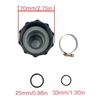1.25" To 1.5" Type B Hose Adapter and 1.5” To 1.25” Hose Adapter Plunger Valve Connector for Intex Above Ground Pool(2 PCS)