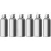 YARNOW 6 Sets Aluminum Sample Empty Perfume Bottles Holder Storage Vials Shampoo Metal Refillable Containers Reagent Drinks Travel Soap Dispenser
