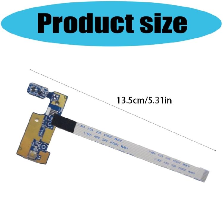 Keyboard Power Switching Button Board For 5350 5750 5750G Laptop Multiple Models ABS Material Easy Installation