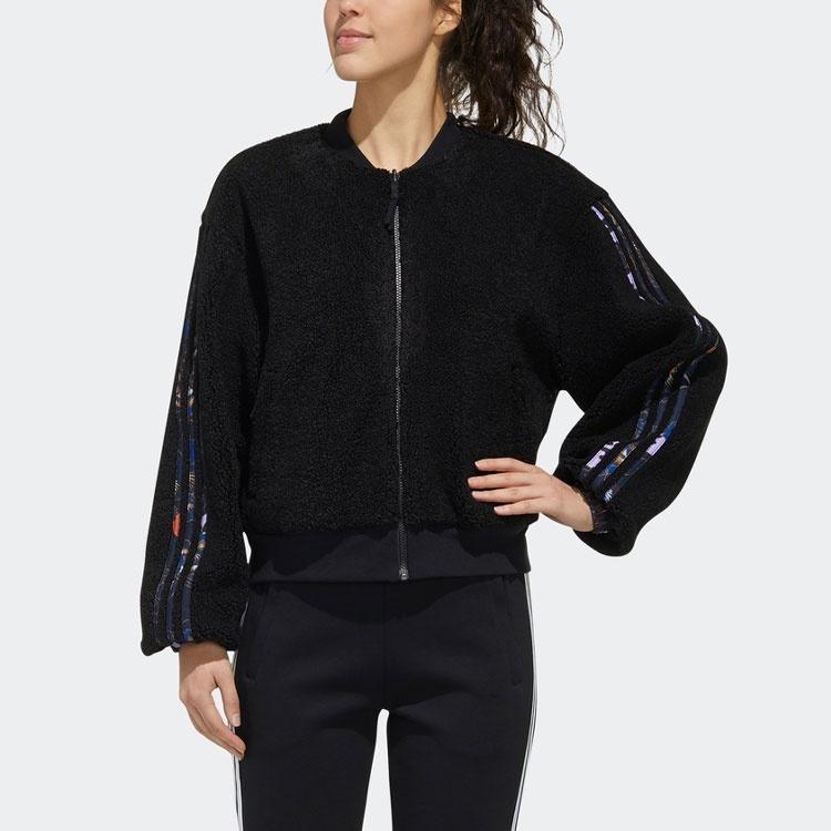 (WMNS) adidas CNY Mic Bomber Series Double Sided Aviator Jacket Women's GG0770