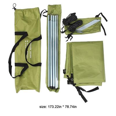 440x200cm Car Side Awning Rooftop Tent Waterproof Side Tent For Outdoor Camping