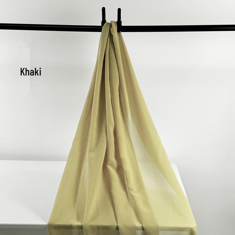 Yellow Chiffon Hanfu Fabric: Semi-Transparent Chinese Style Cloth for Innovative Decor