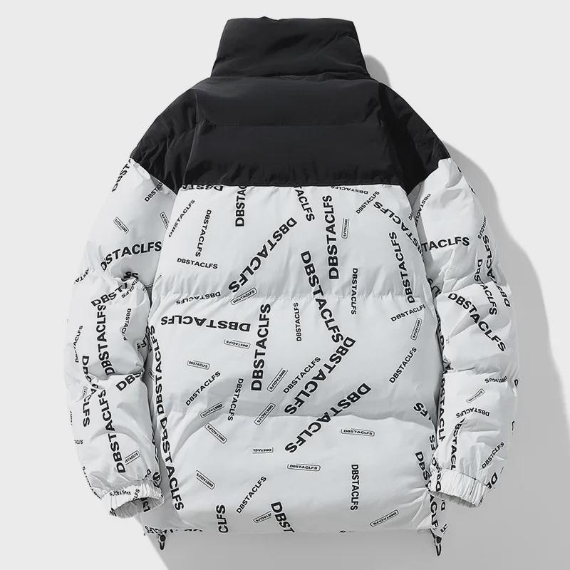 Unisex velké bavlněné bundy: Odpovídající styly pro dospělé a dospívající, módní stojaté límce, volný střih pro muže