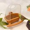 Eating Bird Cage Decor Perching Parrot Supplies Bird Food Container Birds Watering Bowl Bird Feeder