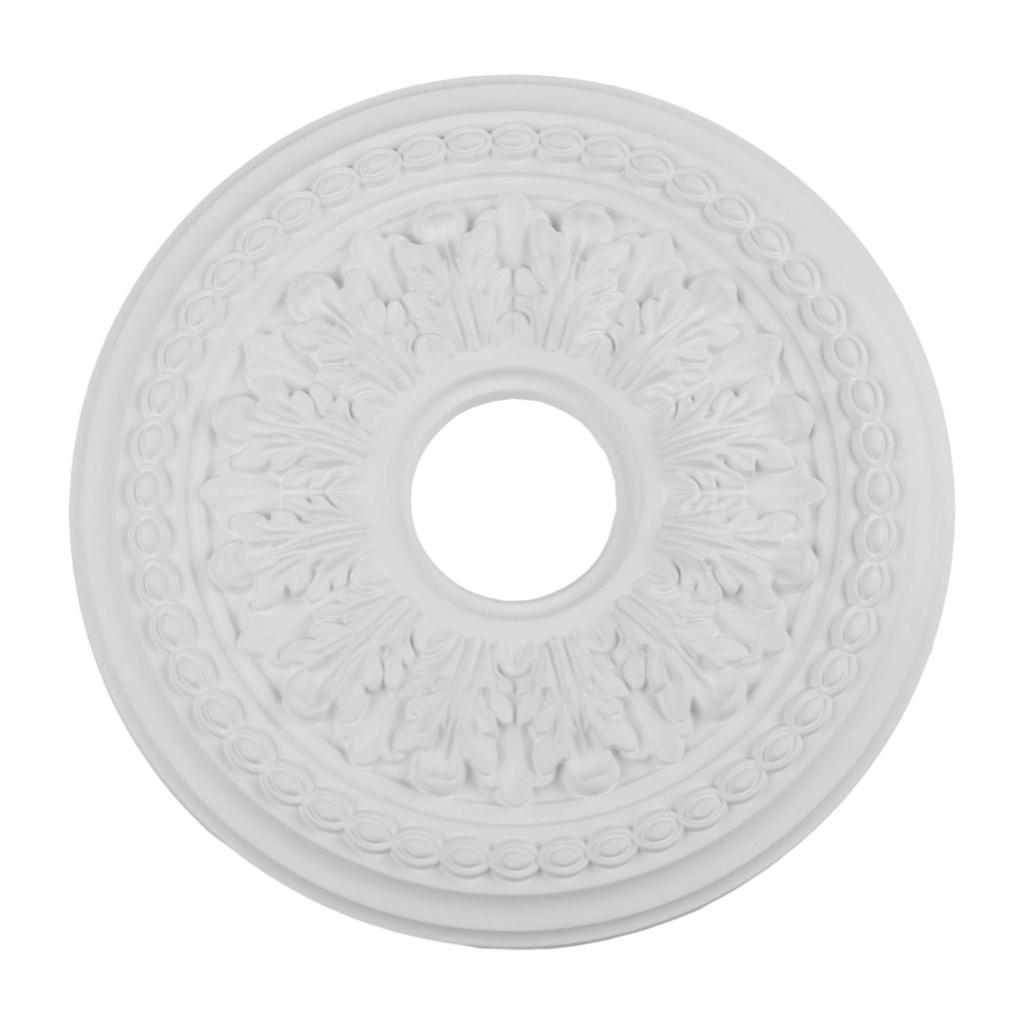 Elegante runde Deckenleuchtenabdeckung aus PU-Material für den Heimgebrauch