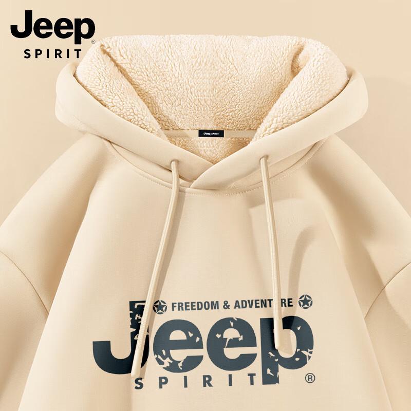 

JEEP SPIRIT Men s Heavyweight Fleece-Lined Hoodie L