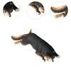 Lifelike Dog Sculpture Model Ornament Figurines Miniacture Toy for Children