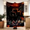 Rammstein Print Blanket - Soft & Comfortable, for Bedroom, Travel, Sofa, Home Decoration - Birthday Christmas Gift for Friend