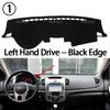 For KIA Forte 2009 2010 2011 2012 2013 TD High Quality Dashboard Mat Dashmat Cover Pad Sunshade Carpet Accessories