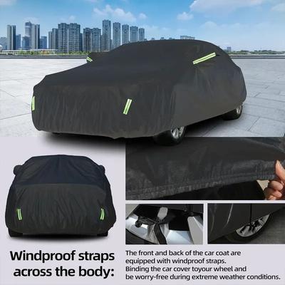 Universal Exterior Car Cover With Reflective Strip Sun Protection UV Scratch-Resistant Dustproof Waterproof Car Full Cover Amagi