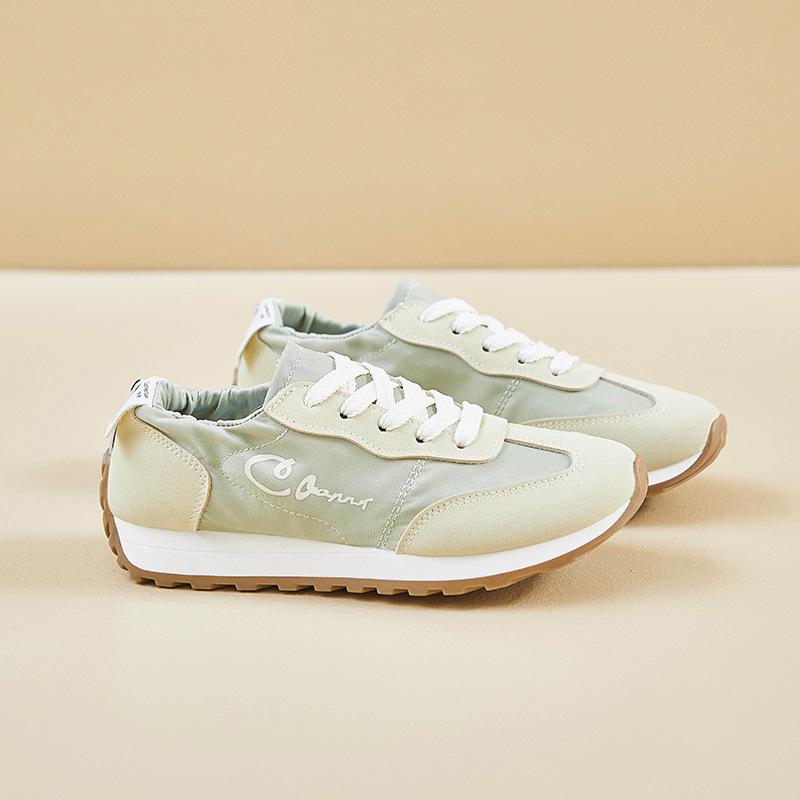 

Корейские трендовые женские кроссовки Forrest Gump 2025 года: Дышащие повседневные кроссовки для студентов, летняя версия (JCF-205). 38 яблочный зеленый