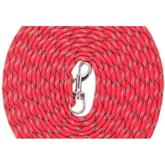 Laisse Pour Chien - Trixie - 4 Mm X 4 Mètres - Nylon - Rouge - Réfléchissante