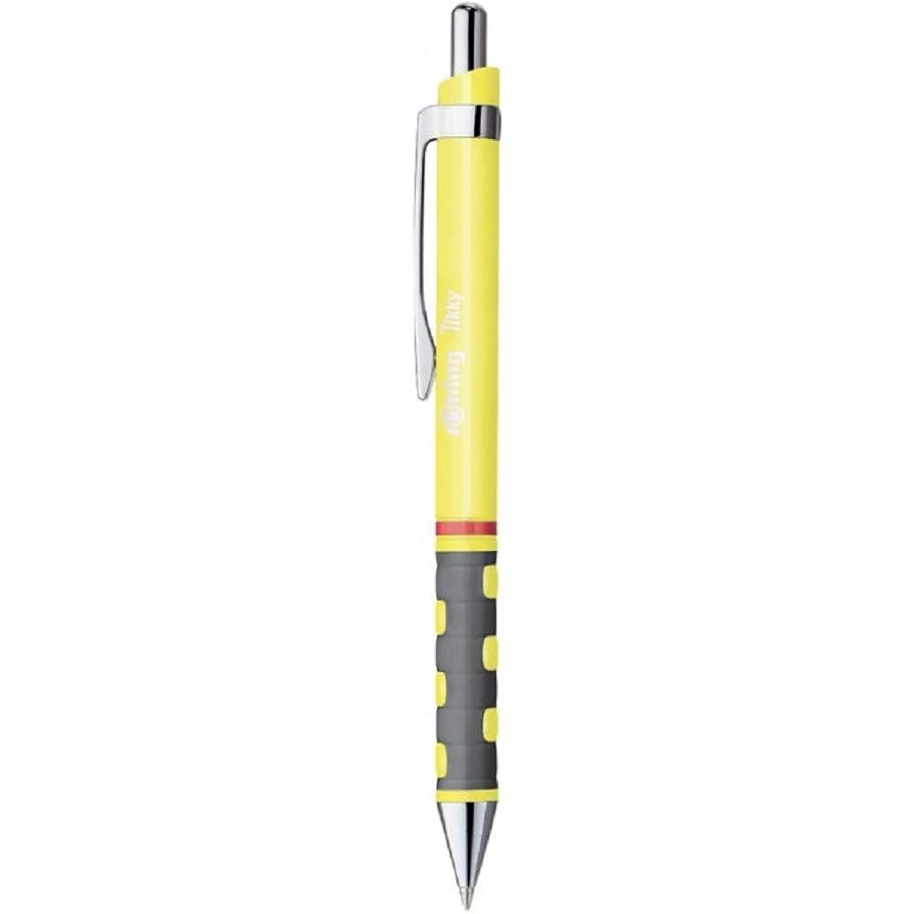 ROTTLING! Ticky tikky ballpoint pen! neon yellow