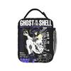 The Glitch In the Ghost Insulated Lunch Bags Large Ghost In The Shell Reusable Cooler Bag Tote Lunch Box  Food Storage Bags