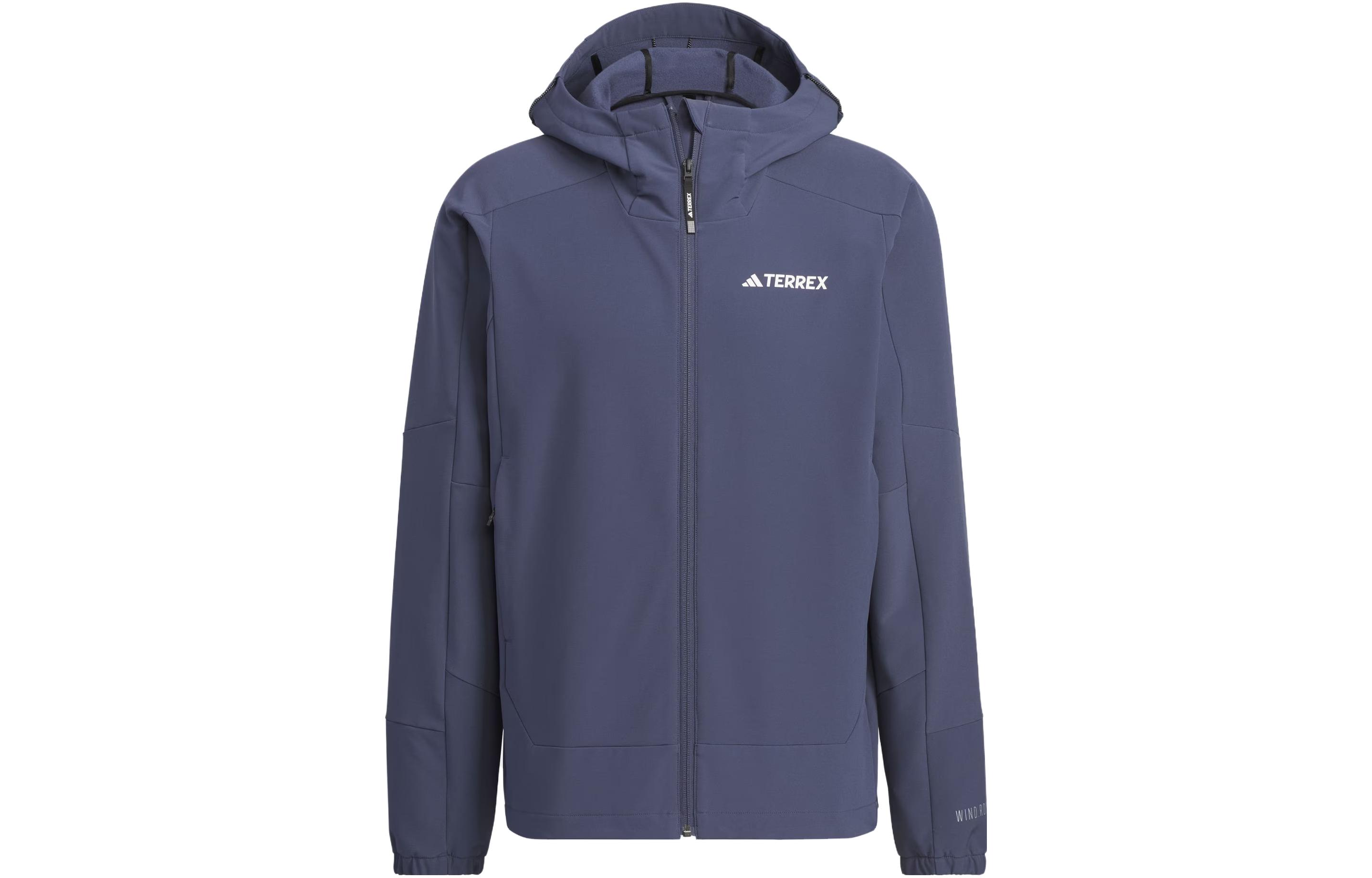 Adidas Softshell Wind.Rdyl Hooded Jacket Jackets & Coats Men s Dark Navy Blue IP0737 L