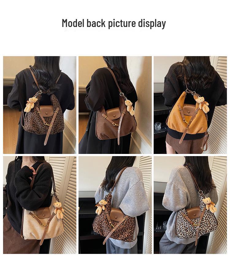 Autumn Women's Fashion Multifunctional Shoulder Tote and Backpack