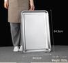 Stainless Steel Rectangular Steaming & BBQ Tray