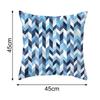 Κάλυμμα μαξιλαριού Τετράγωνο Διακοσμητικό Διάφορα Στυλ Πρακτική αφηρημένη γεωμετρική στάμπα μαξιλαροθήκη για σαλόνι