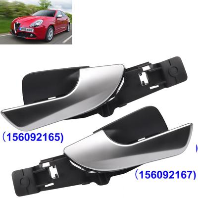 Klamka drzwi samochodu przód lewy prawy wnętrze do Alfa Romeo Giulietta 2010 - 2019 klamka wewnętrzna chrom srebrny 156092167 156092165