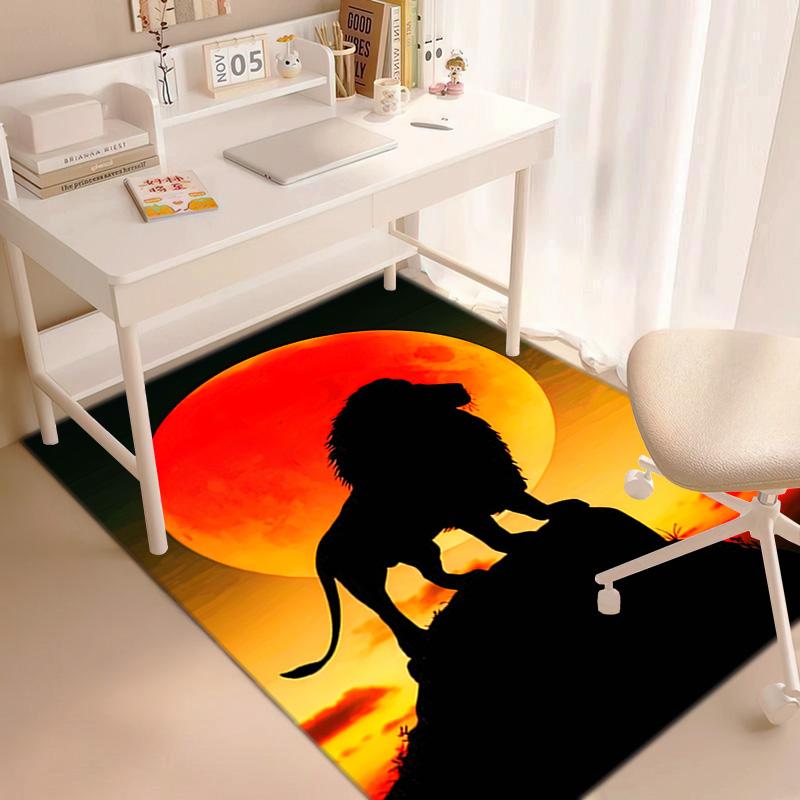 Wolf Heart Floral Fantasy Carpet Is Suitable For Living Room And Bedroom Doormats Office Balcony Decorative Carpet A8