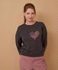 KIRSH I Love Kirsh Cutoff Sweatshirt [Dark Gray]