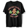 Christmas Calories Don’t Count T-Shirt Funny Gingerbread Workout Gym Holiday Tee