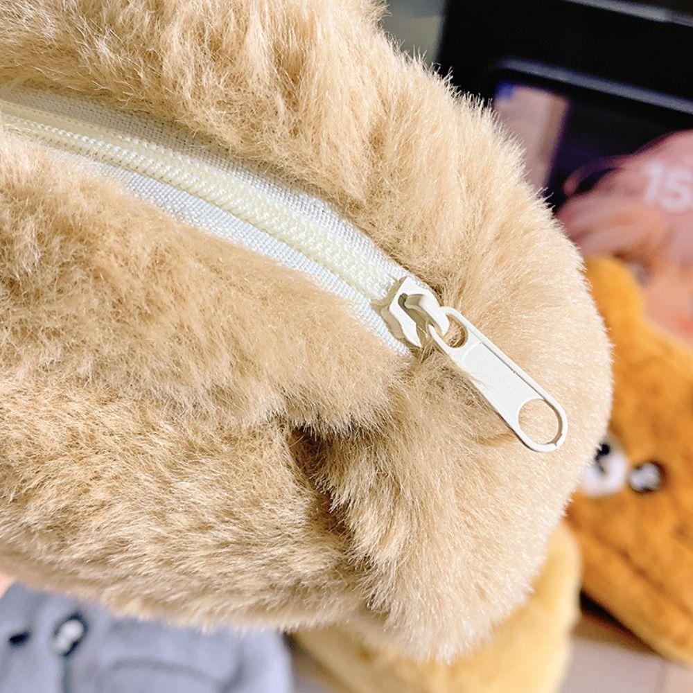 Funny Cat Cartoon Pencil Case Kawaii Stationery Storage Bag Cat Pencil Pouch  School Supplies