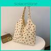 Stylish 2024 Mid-size Canvas Bucket Bag Chic Strawberry Design For Daily Use