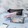 Netz-Federmäppchen Transparentes Federmäppchen Kawaii Niedlich Einfach Schöne Tasche Organizer Büro Schüler Schreibwaren Schulbedarf