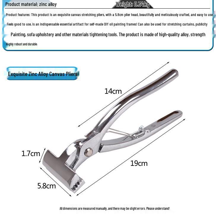 Cross Stitch Embroidery Pliers for Canvas Stretching and Framing