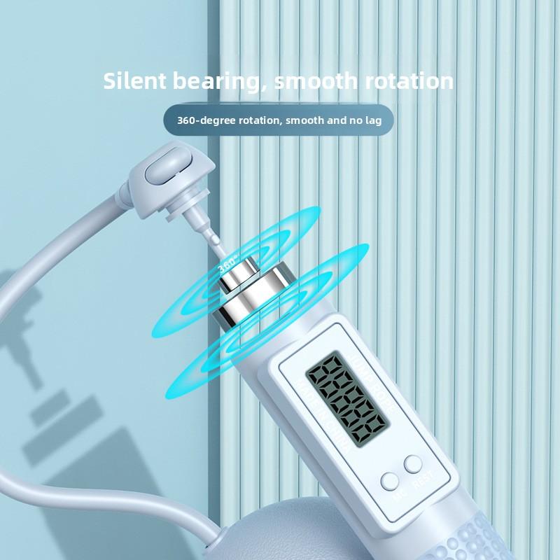 Intelligent Dual Use Skipping Rope Smart Counting Steel Wire Rope Sports Equipment Home Cordless Sports Weighted Skipping Rope