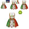 Grinch Halloween Sleeveless Dress For Kids Soft And Comfortable Polyester Material