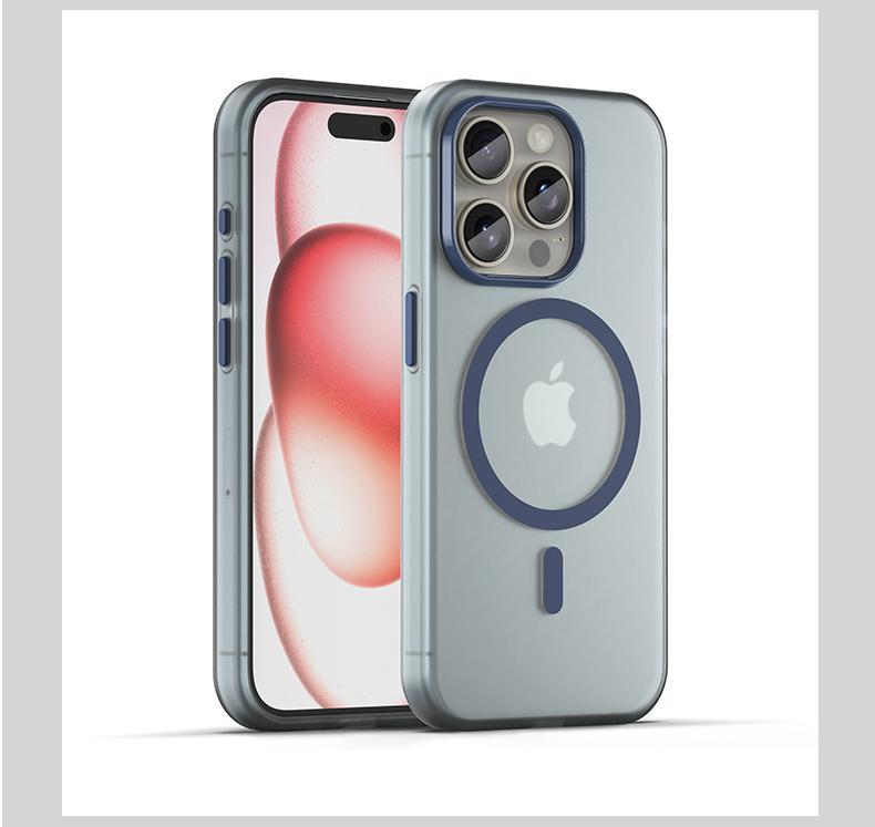 Carga Inalámbrica Magnética Para Funda Magsafe para iphone 17 Air 16E 16 15 14 13 12 11 iphone17 Pro Max Plus Cubierta Parachoques de TPU Mate