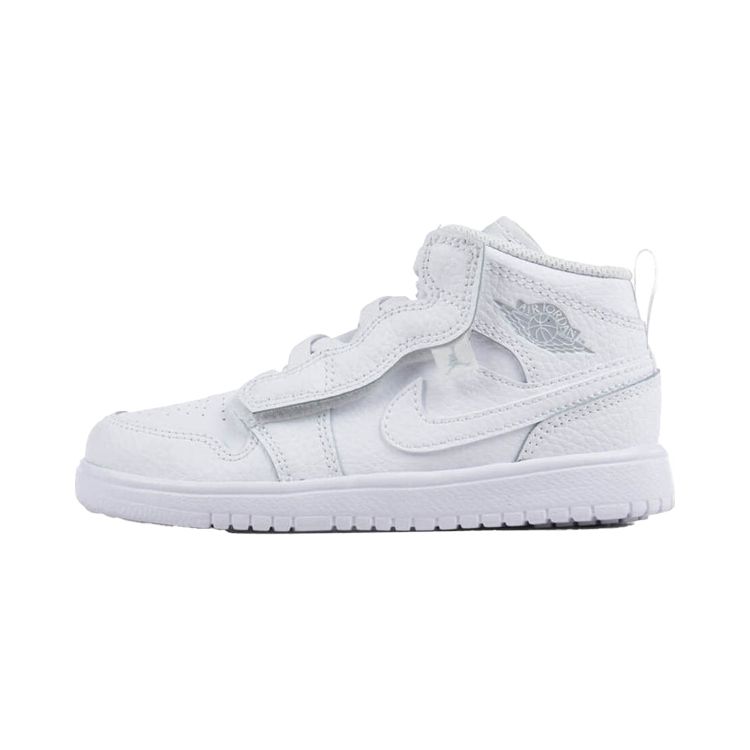 

Кроссовки Air Jordan 1 Mid ALT PS Pure Platinum Kids белые AR6351-109