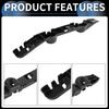 Bumper Support Bracket, Right Side Front Bumper Retainer Bracket Hold Mount No.62220JA01A for Nissan Altima 2007-2012 ABS Plastic Black, 1 Pc