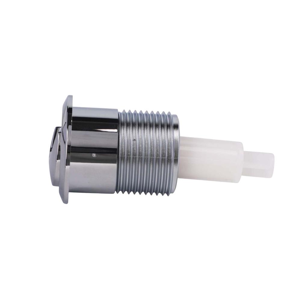 Chrome Push Button Cistern Button Bathroom Renovation DIY Friendly Modern Finish Skipper 45 Compatible User-Friendly