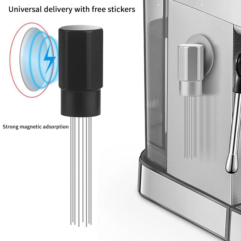 Magnetic Espresso Coffee Stirrer 7/8 Needles Coffee Distributor Tool For Coffee Machine Espresso Needle Coffee Accessories