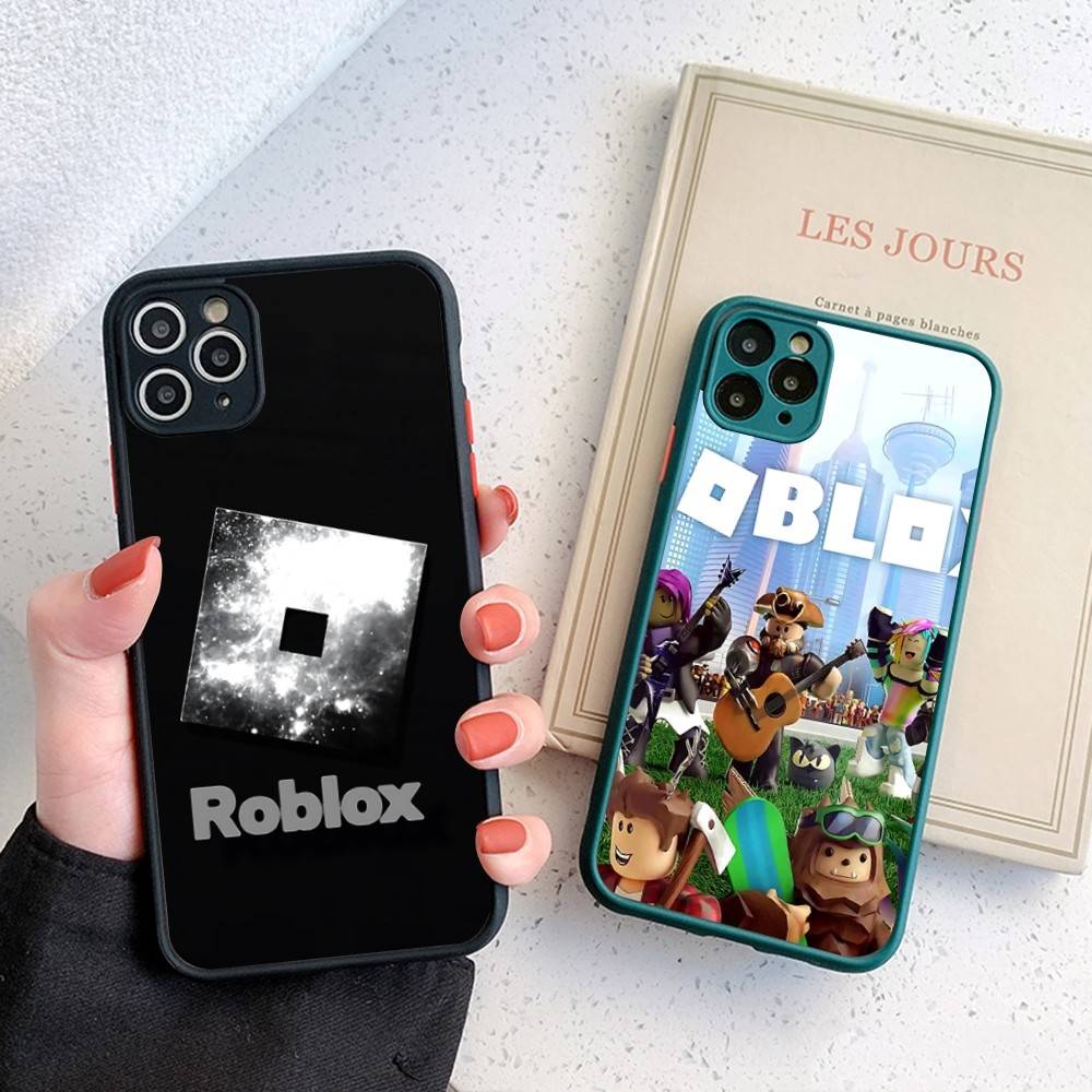 EZ27 R-Robloxs Phone Case For IPhone 16 15 14 13 12 11 Pro Max 7 8 6 6s Plus Matte Cover