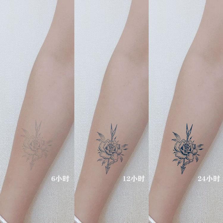 Emmy Lines Princess Small Pattern Herbal Gradual Change Semi-Permanent Waterproof Tattoo Sticker Simulation Tattoo Sticker