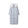 Women's Long Cotton Clothes Over the Knee Winter New Loose Thickened Lapel Large Fur Collar Warm Coat Jacket