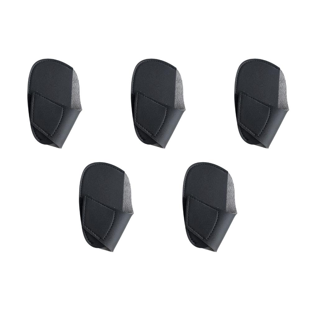 3/5Pcs Universal Portable Golf HeadcoverPU Lightweight Golf Head Leather Cover for Outdoor Sports Golf Equipment Accessories